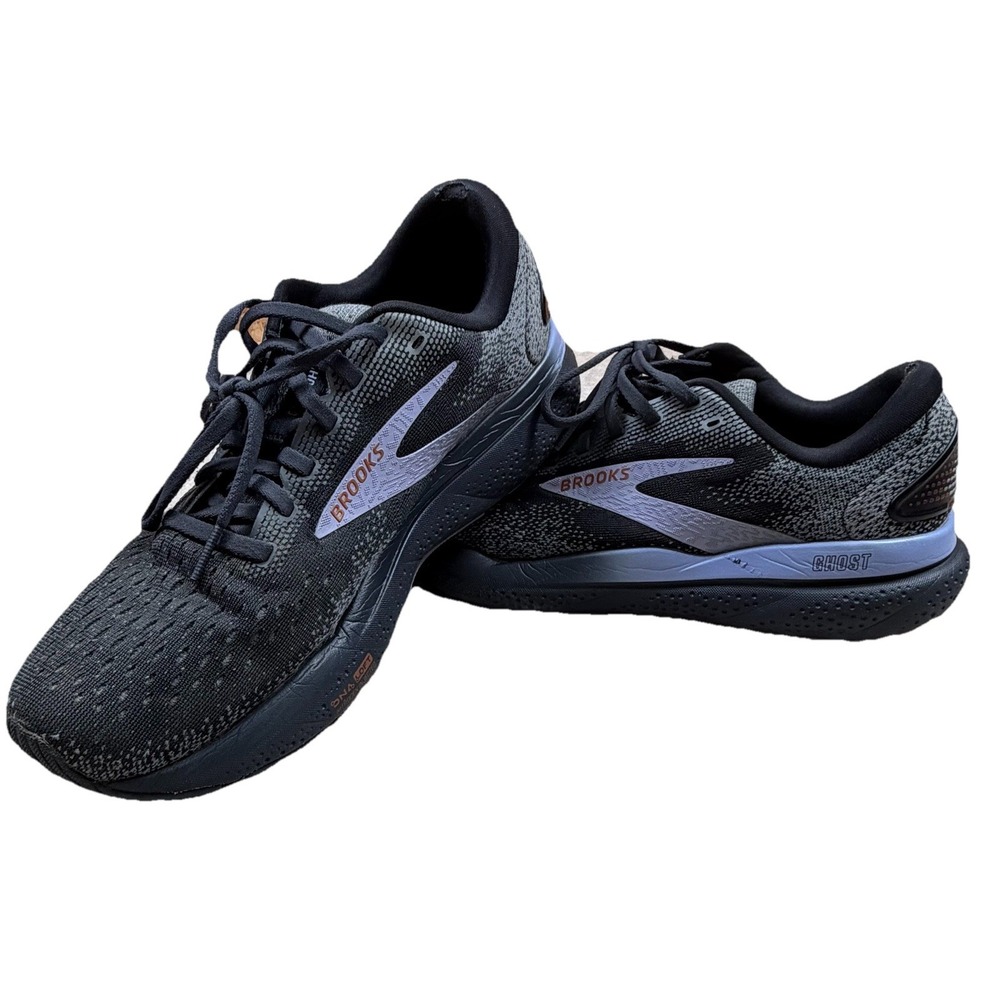 Brooks Womens Ghost 16 1204071B093 Black/Purple Running Shoes Sneakers Sz 10‎ B